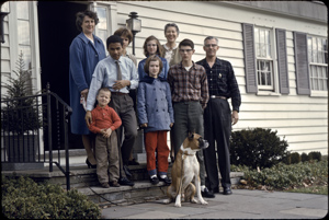 family group, Princeton, New Jersey, November 1962