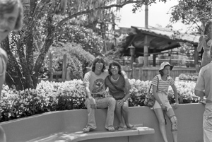 self-portrait with Cathy at DisneyWorld, Orlando, Florida, May 1976