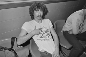 self-portrait, surf&shaka-ready, Honolulu International Airport, Honolulu, Hawaii, March 1981