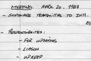 international gravity and magnetics database meeting, Unocal R&D, Brea, California, April 1983