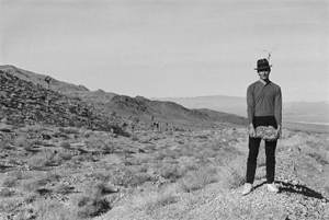 portrait, Anthony, below Tin Mountain, Death Valley, California, December 1986