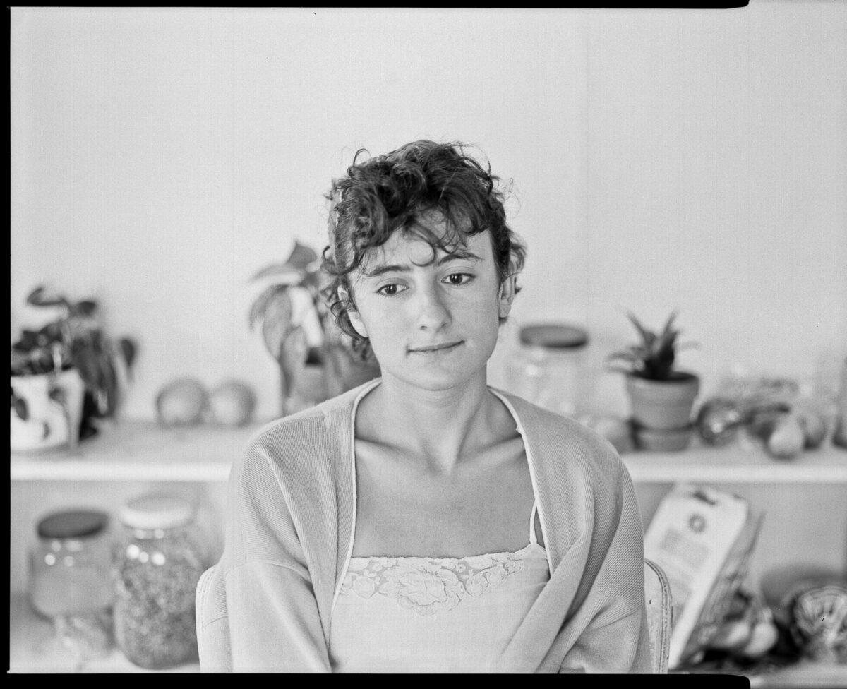 portrait, Christine, Boulder, Colorado, July ©1987 hopkins/neoscenes.