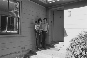 portrait, [?], Laura, and David, Berkeley, California, March 1988