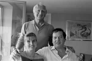 portrait at lunch, Paolo, Marsha, and Ronnie, Rome, Italy, May 1988