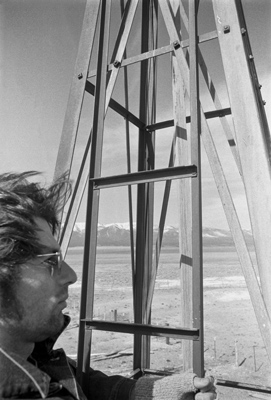 self-portrait, inter-montane Basin and Range Province, Nevada, March 1989