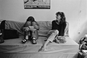 portrait, Claudia and Monica, Köln, Germany, June 1989