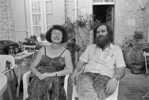 portrait, Colette and Raymond, Arles, France, July 1989