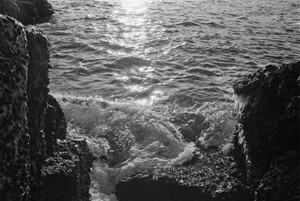 on the beach, Reykjanes, Iceland, November 1991