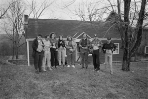 group portrait, bellies, Peters Valley, New Jersey, December 1991