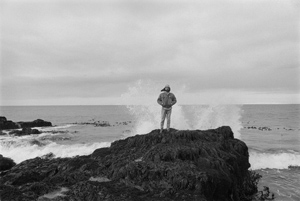 self-portrait by the sea, Seltjarnarnes, Iceland, March 1992