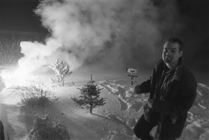 portrait, Rikki, New Years Eve, Seltjarnarnes, Iceland, December 1992