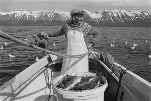 portrait, Jón, Eyjafjörður, Eyjafjarðarsýsla, Iceland, July 1993