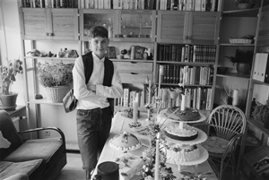 portrait, Húni at his confirmation party, Breiðholt, Iceland, March 1994