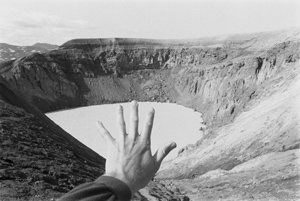 sacrifice, hand over Hell, Vítí in Askja, Suður-Þingeyjarsýsla, Iceland, August 1994