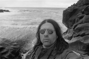 self-portrait at Selatangar on the Summer Solstice, Árnessýsla, Iceland, June 1995