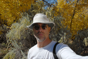 self-portrait in Pool Creek Canyon, Dinosaur National Monument, Colorado, September 2006