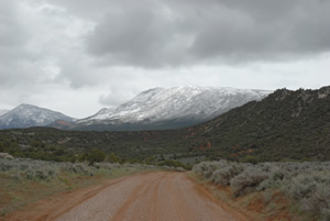 west terminus of Yampa Bench at Chew Ranch, Dinosaur National Monument, Colorado, May 2010