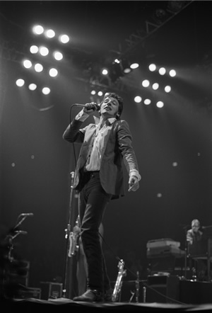 portrait, Bruce Springsteen, McNichols Arena, Denver, 1980