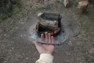 sacrifice: empty pen, Echo Park, Dinosaur National Park, Colorado, April 2012