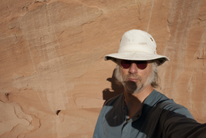 self-portrait, Hawk Moon Ridge, Glade Park, Colorado, May 2012