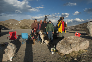 group portrait, watching Venus, Cottonwood Pass, Colorado, June 2012