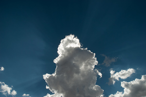 sky, Hawk Moon Ridge, Glade Park, Colorado, August 2012