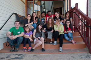 group portrait, Laurita Gallery, Louisville, Colorado, April 2013