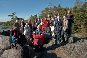 group portrait, N1 with Owen, Vartiosaari, Helsinki, Finland, May 2013