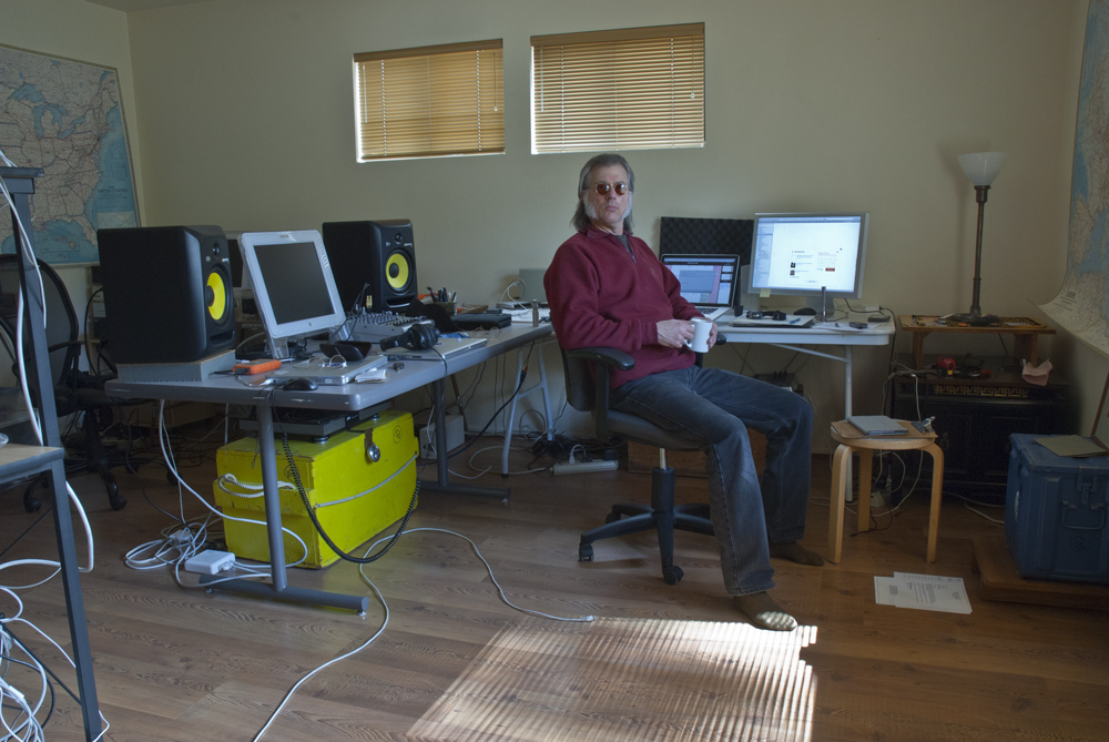 self-portrait in the studio, Prescott, Arizona, February 2015