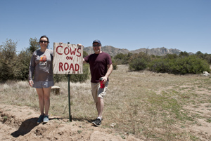 portrait, Emily and Jason, Granite Mountain Wilderness, Arizona, May 2016