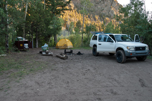 bed, Medano Pass, Great Sand Dunes Preserve, Colorado, September 2018